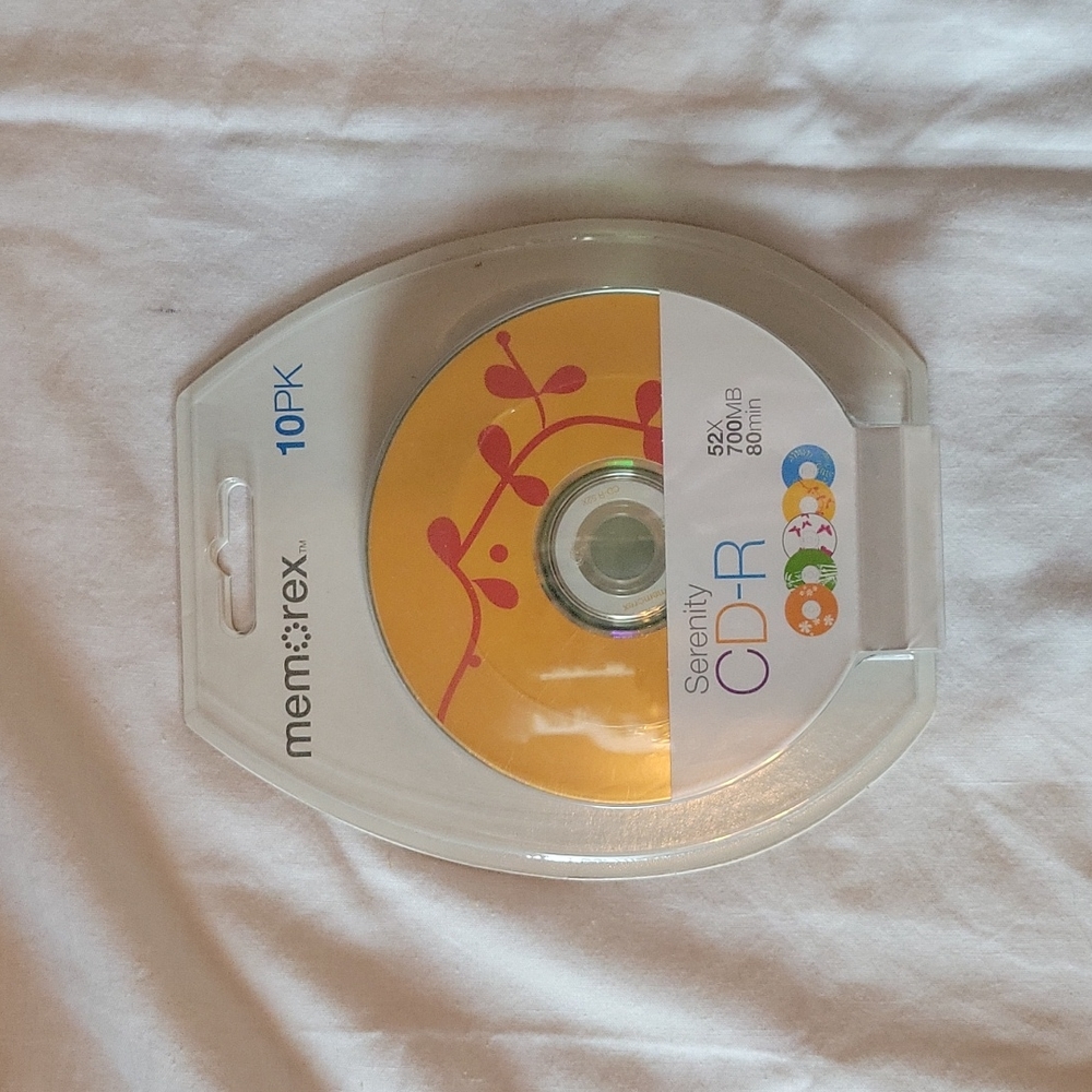 NWOT Memorex 10 pk CD-R